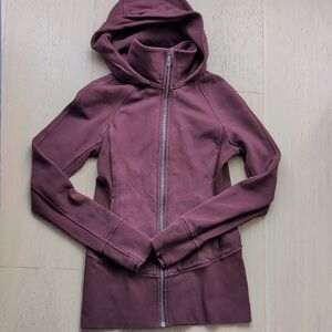 lululemon athletica Maroon Hooded Jacket
